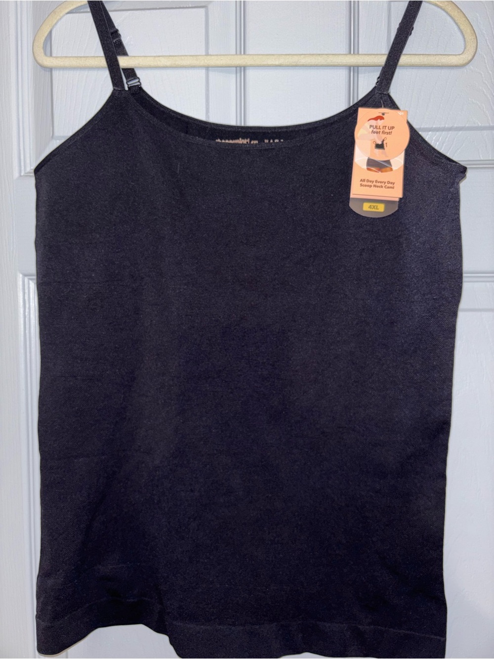 Shapermint Black Essentials Scoop Neck Cami - 4XL - Picture 3 of 5